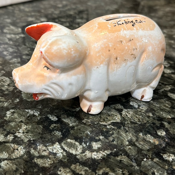 Vintage Japan Porcelain Piggy Bank 🐖 - Picture 1 of 9